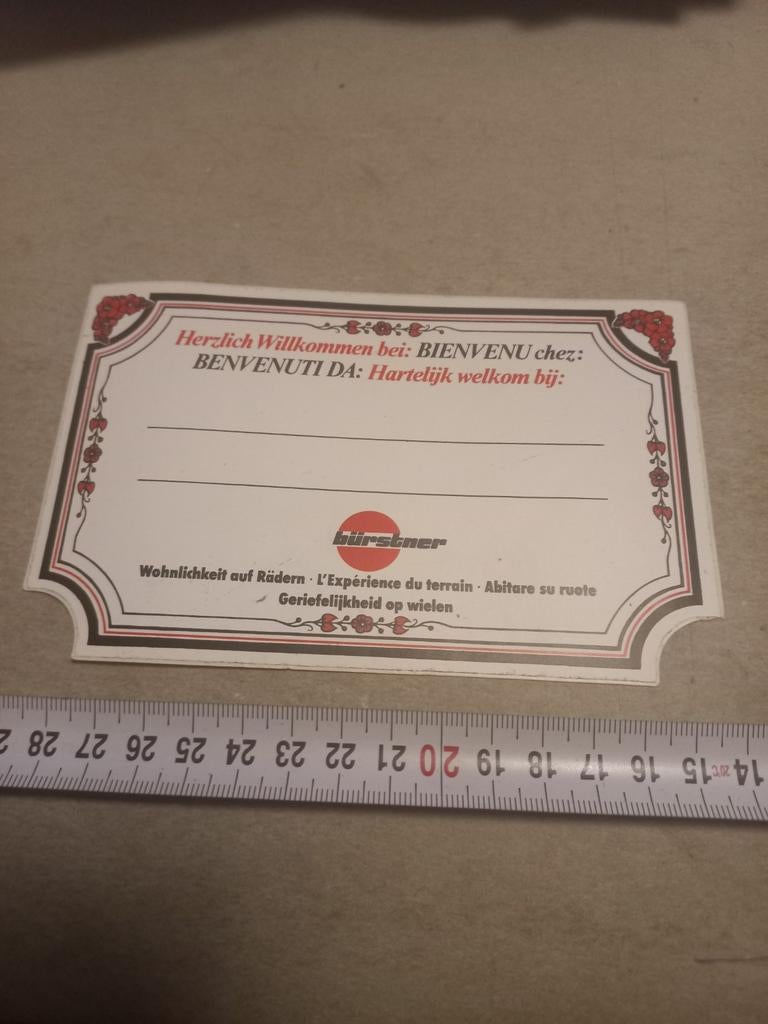 Bürstner, Ophalen of Verzenden, Zo goed als nieuw