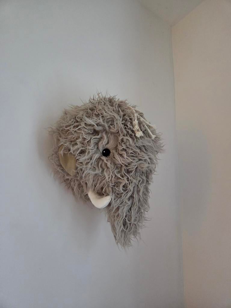 Kids concept mammoet dierenkop, Ophalen of Verzenden, Zo goed als nieuw, Wanddecoratie