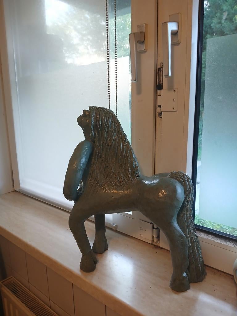 Unieke keramische sculptuur. Half mens/half paard. Centaur!, Ophalen of Verzenden