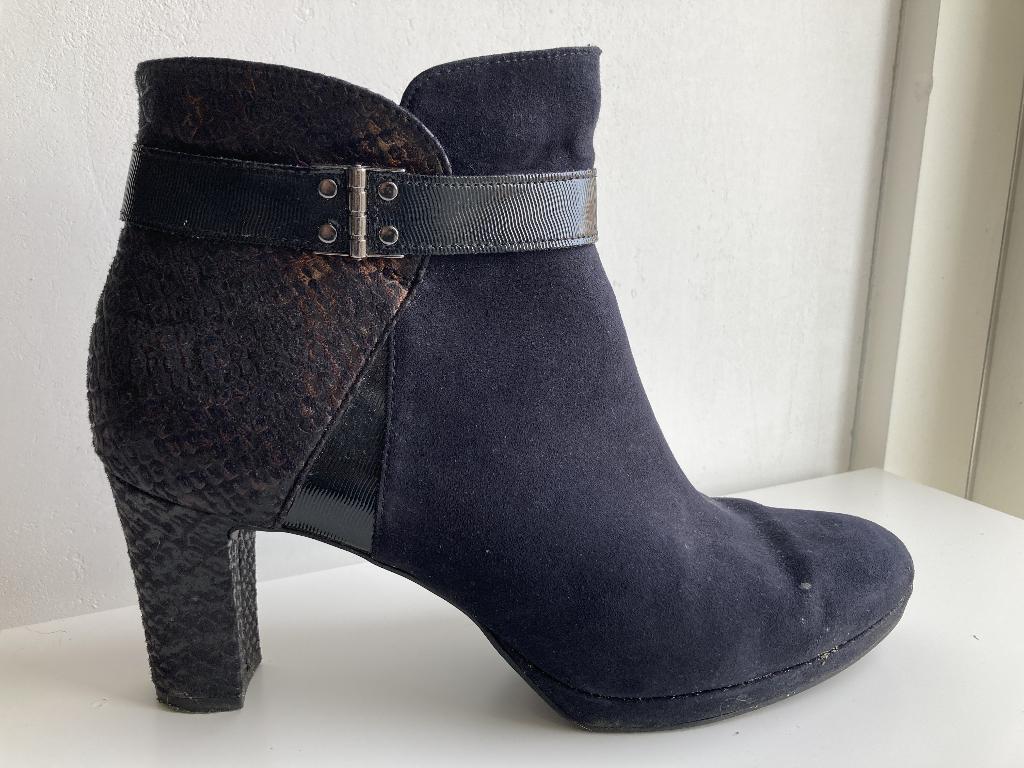 Korte laarsjes enkellaarsjes Tamaris, Tamaris, Blauw, Lage of Enkellaarzen, Ophalen of Verzenden