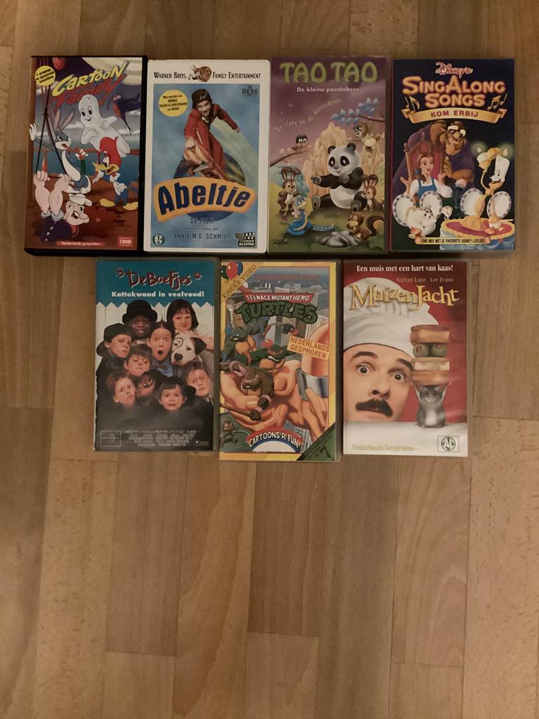 Leuke kinder videobanden., Cd's en Dvd's, VHS | Kinderen en Jeugd, Ophalen, Gebruikt