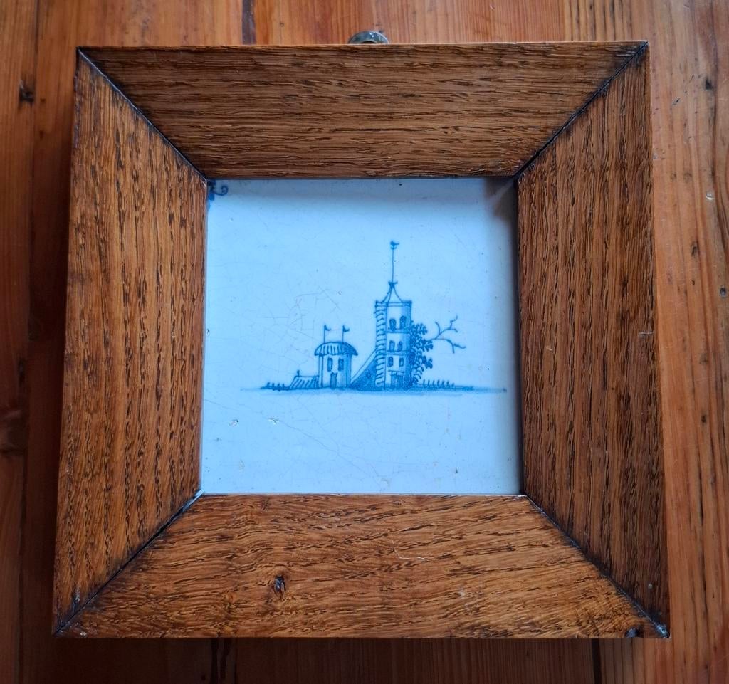 Mooie 17de eeuwse tegel Delft, Ophalen of Verzenden