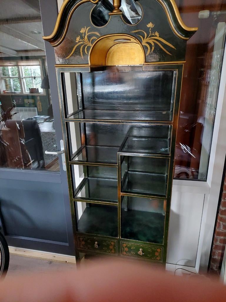 Antieke Chinese Kabinet Vitrinekast, Ophalen