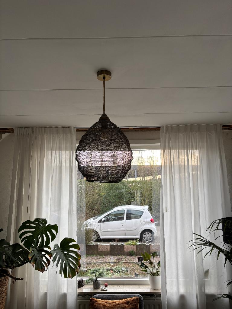 Plafondlamp bijenkorf, Ophalen, Zo goed als nieuw, Metaal, 50 tot 75 cm