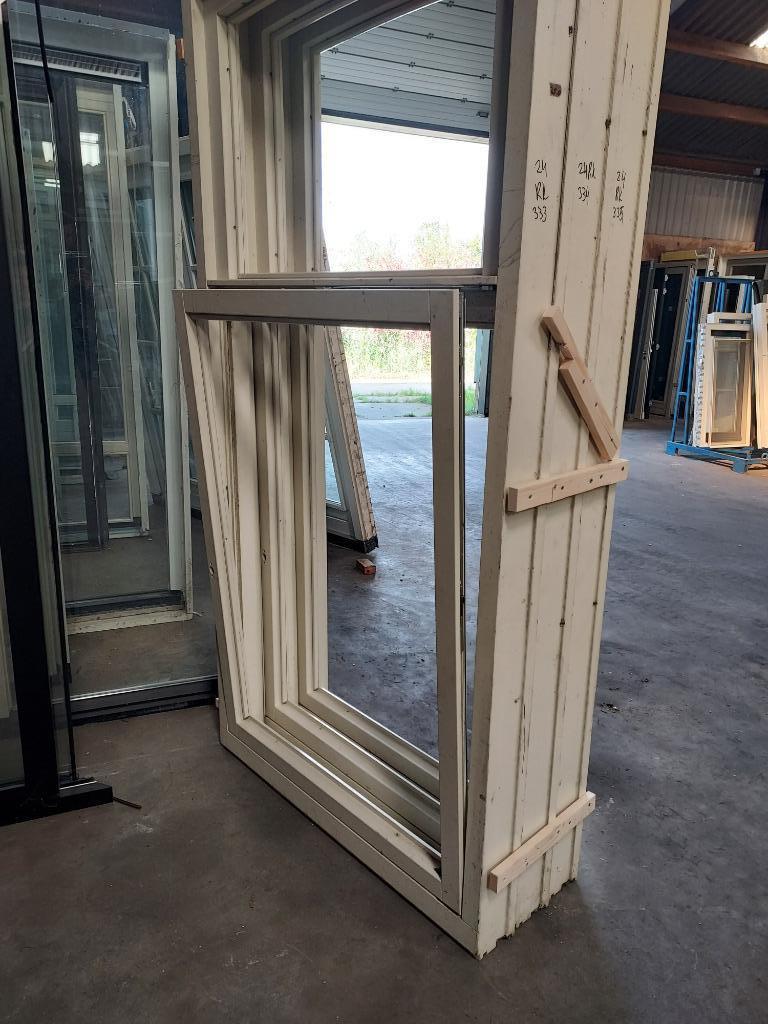 Nieuw 3x draaikiep Raamkozijn bezorgen factuur mogelijk, Gevelraam of Ruit, 80 tot 120 cm, Zo goed als nieuw, 160 cm of meer