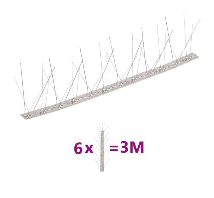 Vogel- en duivenpinnen 6x =3 mt roestvrij staal. Nieuw!!, Dieren en Toebehoren, Vogels | Duiven, Meerdere dieren, Overige soorten