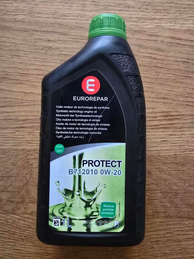 Eurorepar Protect B712010 OW-20 (1.2 Puretech geschikt) olie, Ophalen of Verzenden