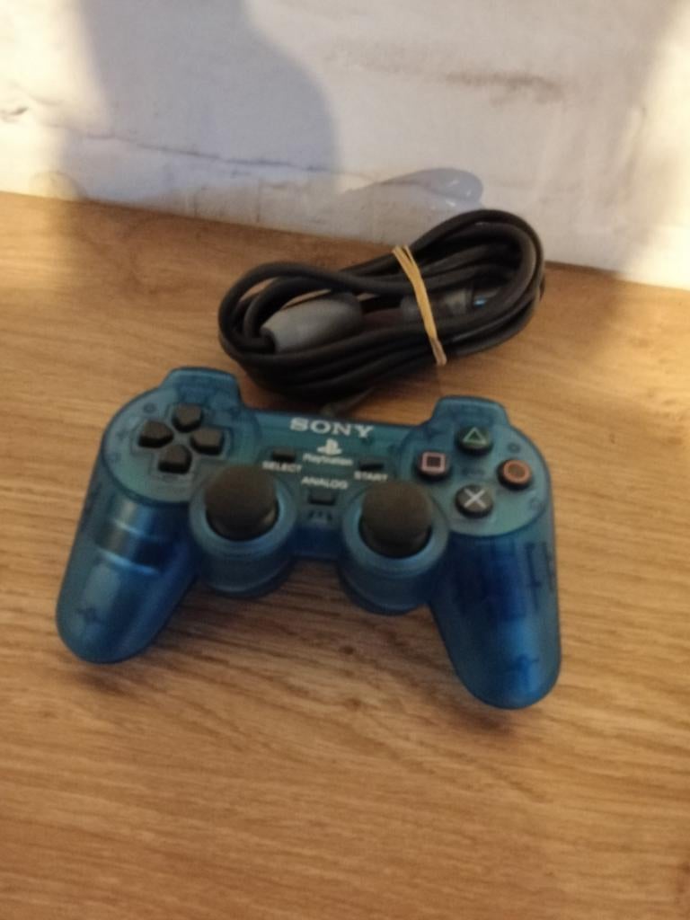 Blauwe Sony PlayStation 1 Controller, Spelcomputers en Games, Spelcomputers | Sony PlayStation Consoles | Accessoires, Ophalen of Verzenden