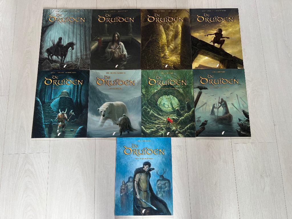 De Druiden serie 1 t/m 9 compleet in een bijna nieuwstaat., Complete serie of reeks, Ophalen of Verzenden, Zo goed als nieuw