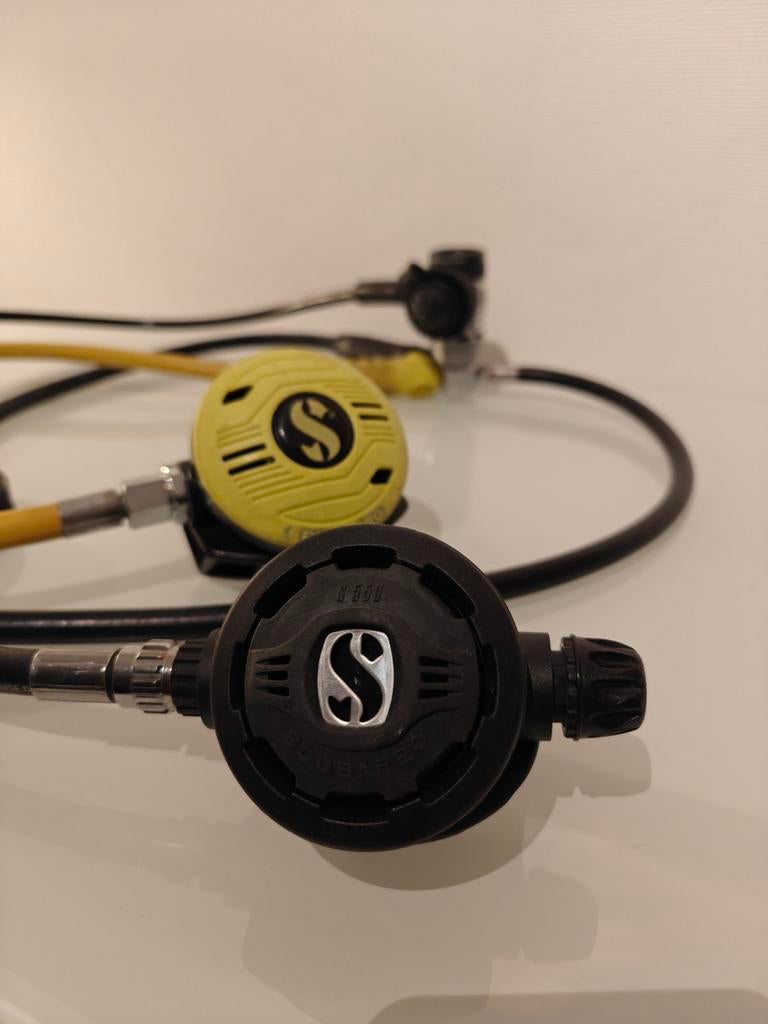 Scubapro Duikset MK25/S550 met manometer, Ophalen of Verzenden
