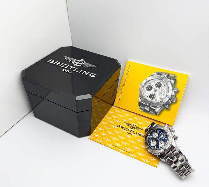 Breitling superocean unisex, Sieraden, Tassen en Uiterlijk, Horloges | Dames, Ophalen of Verzenden, Zo goed als nieuw, Staal, Overige merken