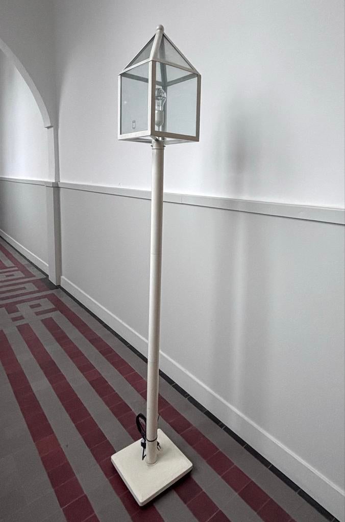 Design tuinlamp/lantaarn - Jan de Bouvrie - Crazy Colors, Tuin en Terras, Buitenverlichting, Ophalen, Gebruikt, Staande lamp, Netvoeding