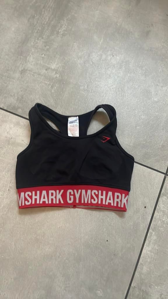 Gymshark top, Verzenden, Zwart, Maat 36 (S), Fitness of Aerobics