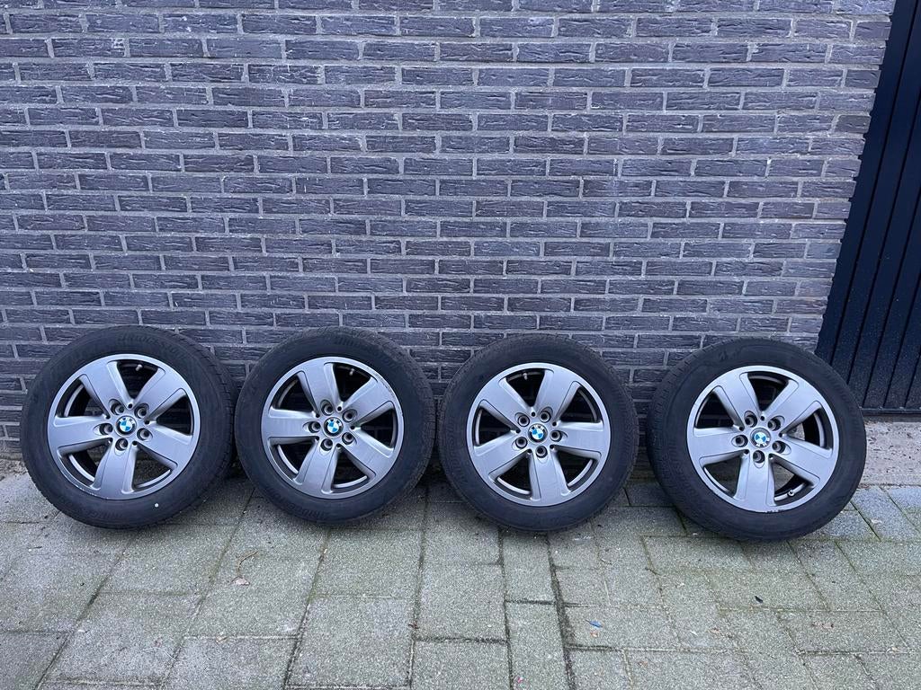 BMW F40 (F44) Velgenset met Bridgestone banden, Ophalen, Gebruikt, 16 inch, Banden en Velgen