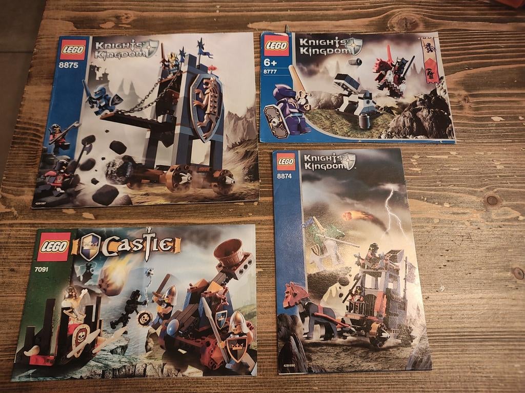 Lego instructie boekjes 8875, 8777, 8874, 7091, Kinderen en Baby's, Speelgoed | Duplo en Lego, Ophalen of Verzenden