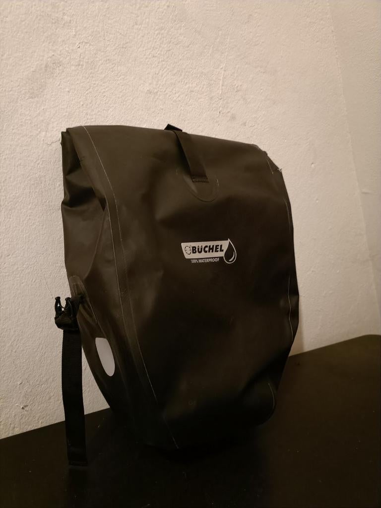 Waterdichte Fietstas - Büchel - Enkele Tas (Zwart) - Rolslui, Ophalen of Verzenden, Zo goed als nieuw, Büch