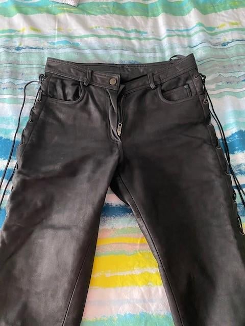 Motorbroek leer, Motoren, Kleding | Motorkleding, Broek | leer, Dames, Heren, Nieuw zonder kaartje, Ophalen of Verzenden