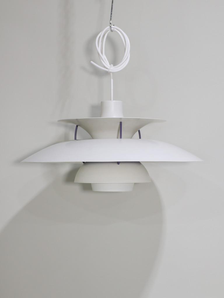 PH5 hanglamp wit Louis Poulsen Poul Henningsen, -, -, Ophalen of Verzenden, Zo goed als nieuw