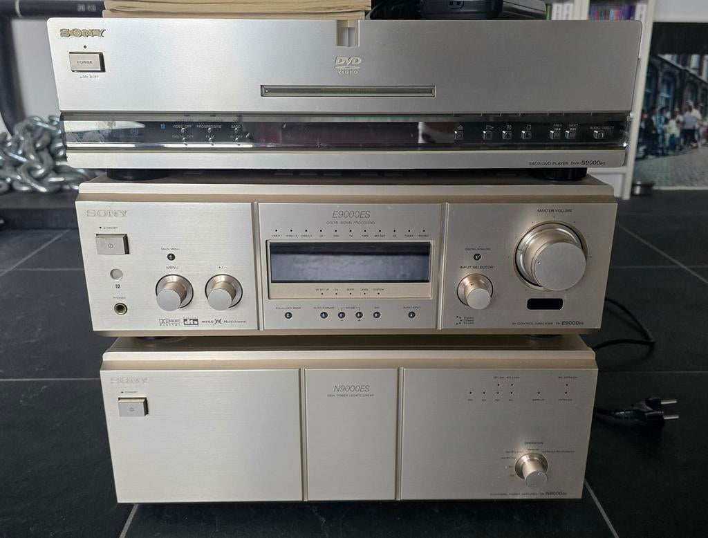 Koop/ruilen Sony TA-N9000ES/TA-E9000ES/DVP-S9000ES, Ophalen, Zo goed als nieuw, Cd-speler, Sony