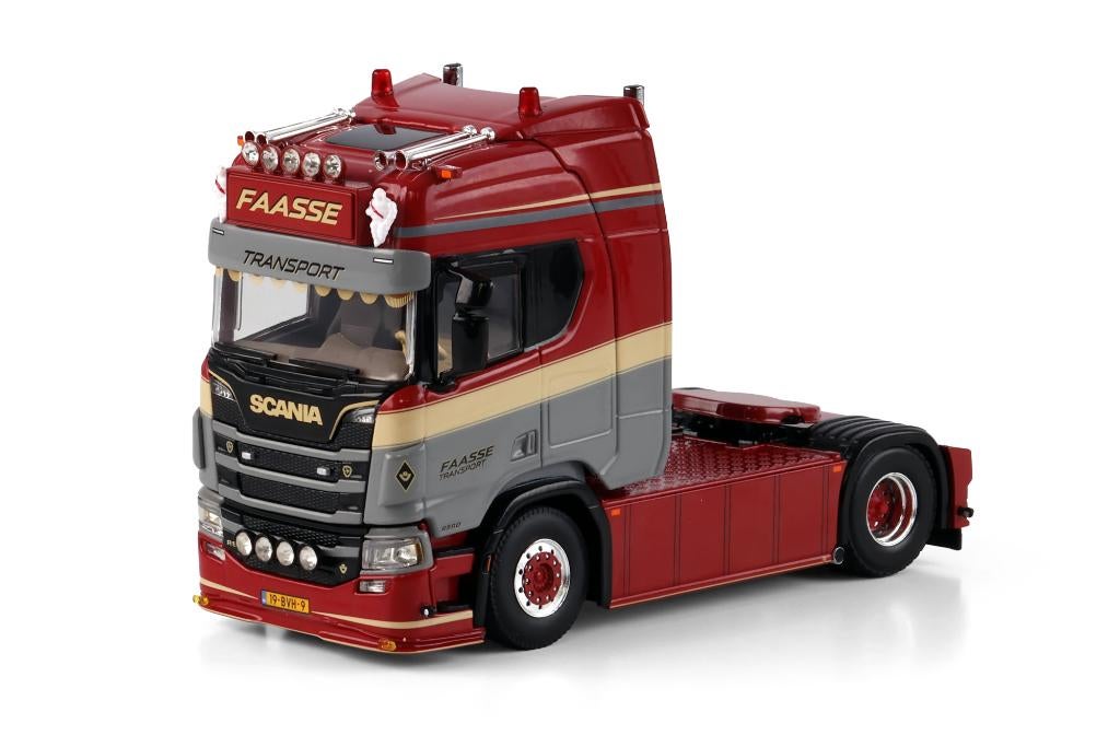WSI SCANIA  R  HIGHLINE I CR20H  4X2  FAASSE  TRANSPORT  NEW, Hobby en Vrije tijd, Modelauto's | 1:50, Nieuw, Bus of Vrachtwagen