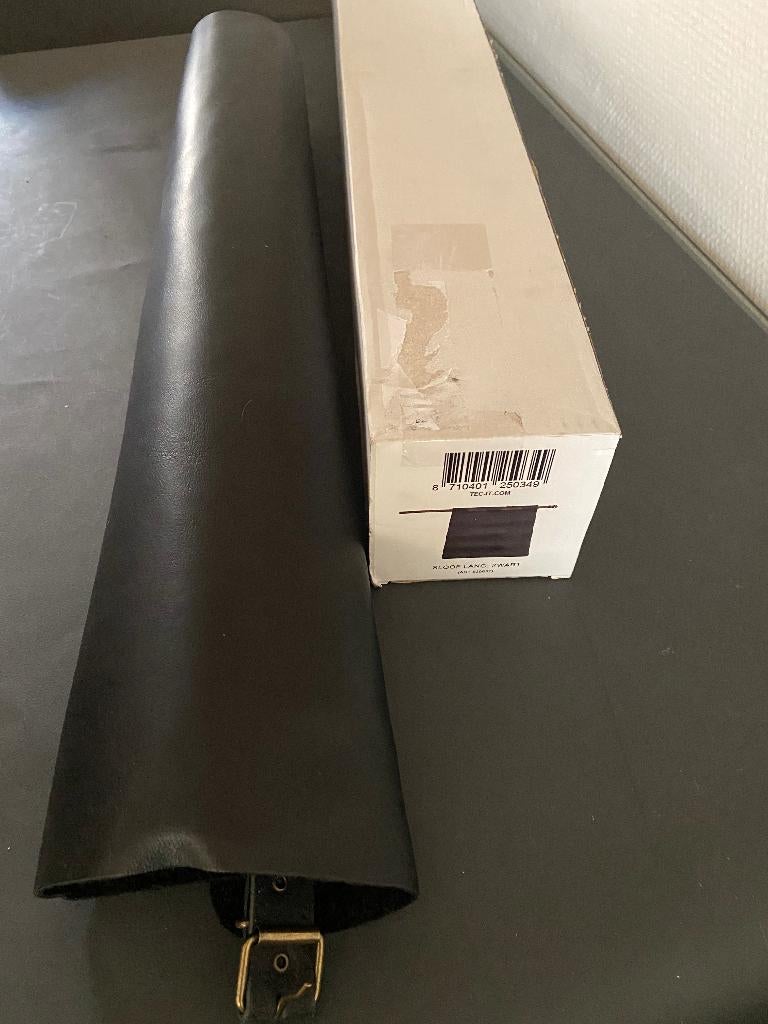 Sloof schort bbq leder lang kleur bruin blauw of zwart nieuw, Ophalen of Verzenden, Nieuw, Overige kleuren, Schort