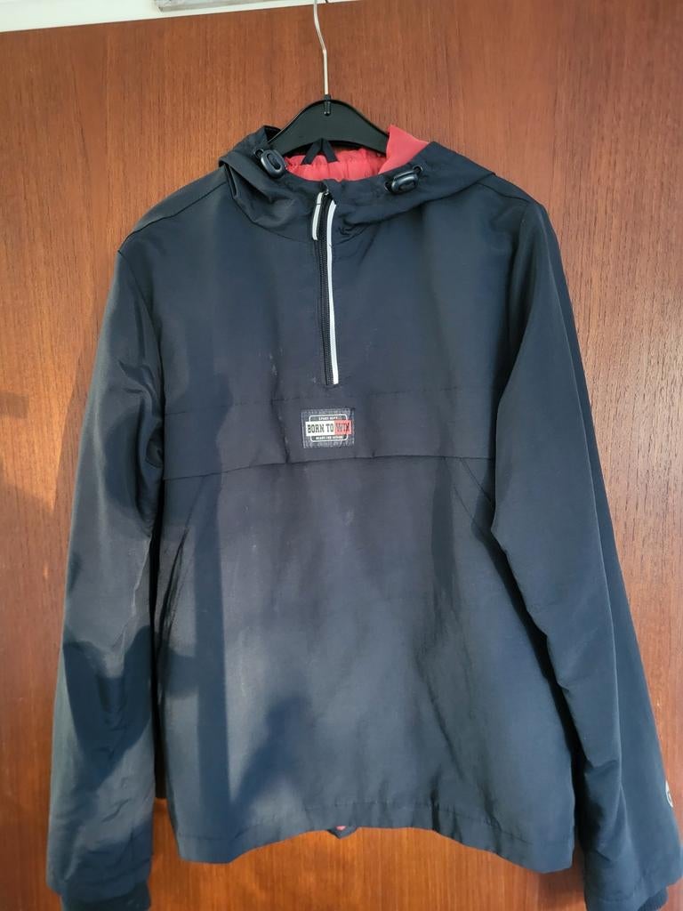 HEMA Jas - Maat 158/164 - blauw, Ophalen of Verzenden, Zo goed als nieuw, Hema, Jongen