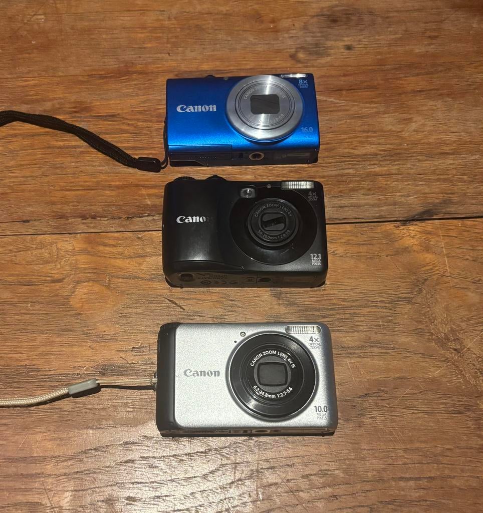 3 Canon Camera’s (Defect), Verzenden, Niet werkend, Canon, 8 keer of meer