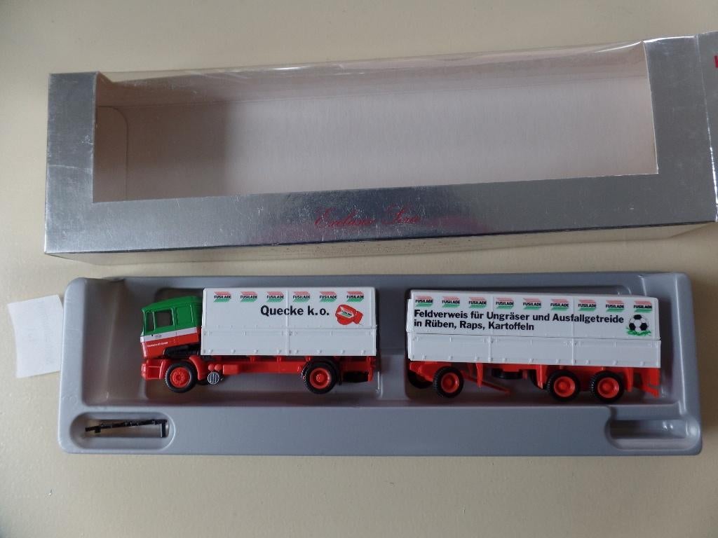   MAN vrachtwagen / aanhanger Quecke  (Herpa), Ophalen of Verzenden, Nieuw, Bus of Vrachtwagen, Herpa