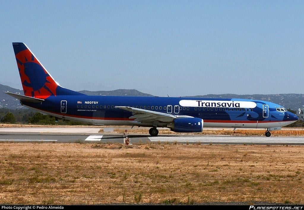 TRANSAVIA   N807SY, Ophalen of Verzenden, Nieuw, Kaart, Foto of Prent