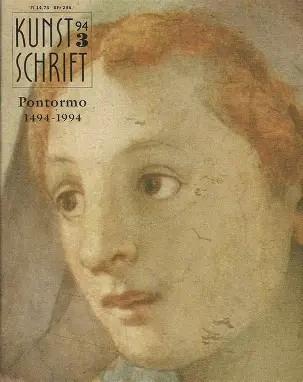 PONTORMO - Kunstschrift 1994 nr. 3, Ophalen of Verzenden, Zo goed als nieuw