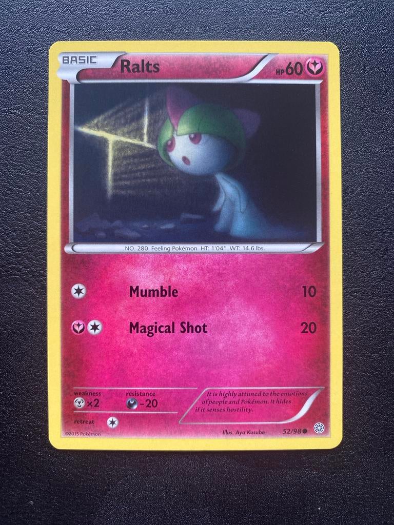Ralts 52/98 Pokémon XY Ancient Origins Packfresh Mint, Ophalen of Verzenden, Zo goed als nieuw, Losse kaart