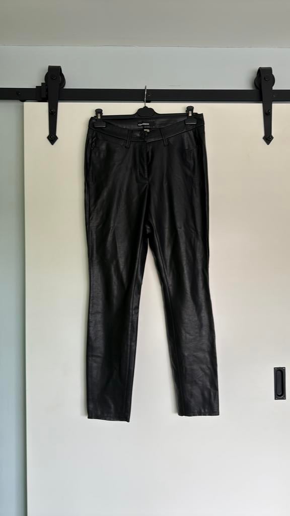 Cambio skinny vegan leer zwart 40 broek, Maat 38/40 (M), Zwart, Ophalen of Verzenden, Zo goed als nieuw