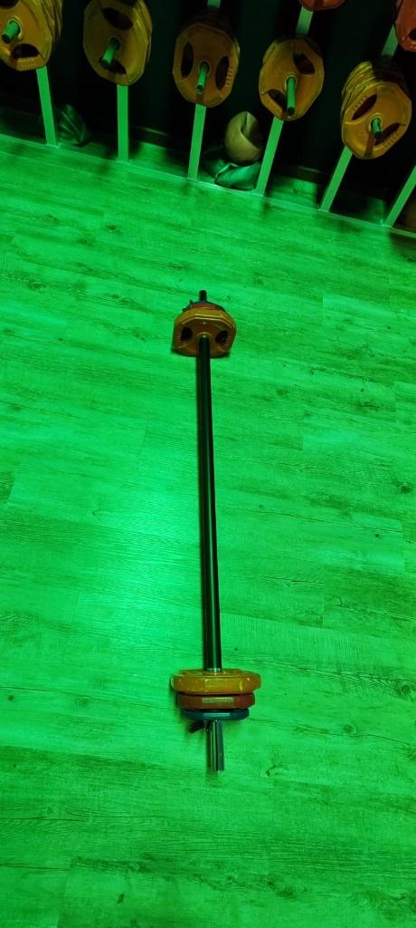 Bodypump set, Ophalen, Zo goed als nieuw, Benen, Halterset