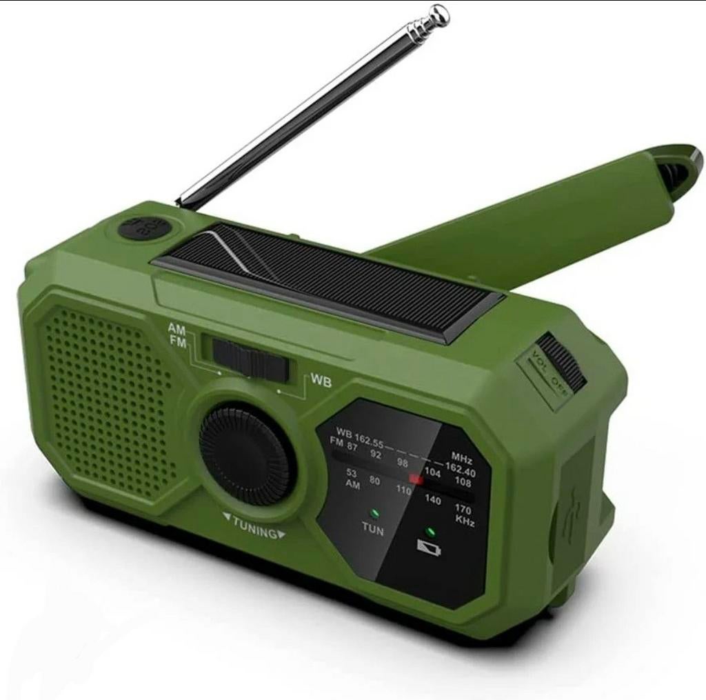 Noodradio/powerbank met zaklamp €9,95, Ophalen of Verzenden, Nieuw, Vijverpomp