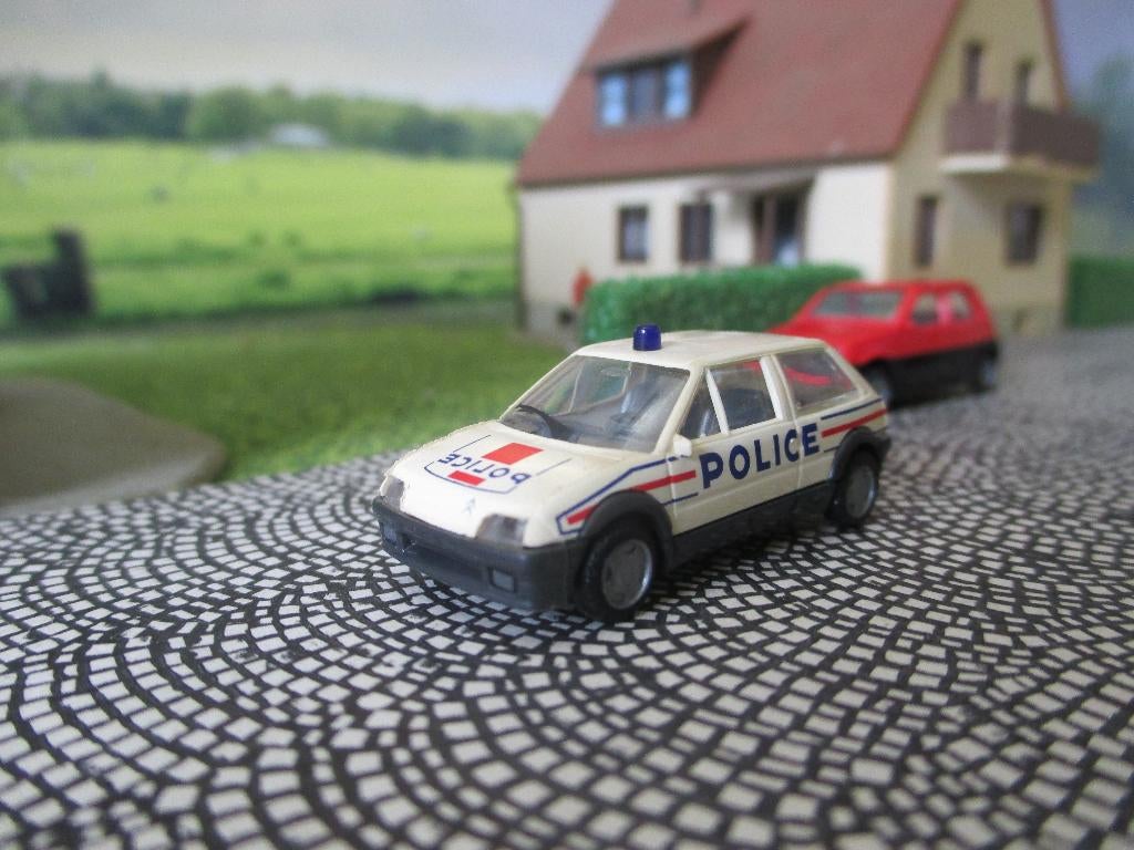 Citroën AX - Busch POLICE / Politie Frankrijk, Ophalen of Verzenden, Zo goed als nieuw, Auto, Overige merken