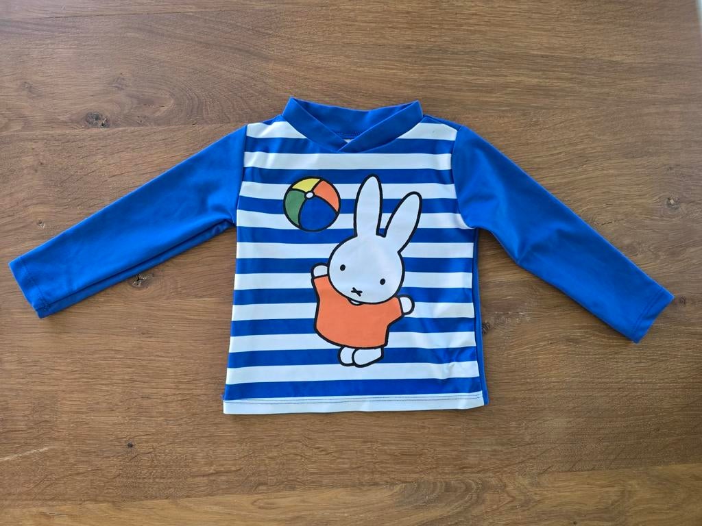 Nijntje UV zwemshirt maat 74/80 blauw wit, Nijntje, Ophalen of Verzenden, Zo goed als nieuw, Maat 74