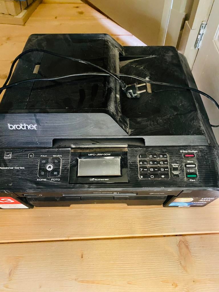 Brother printer kopieer scan a4 a3 MFC-J5910DW, Computers en Software, Printers, Ophalen, Gebruikt, Inkjetprinter, All-in-one