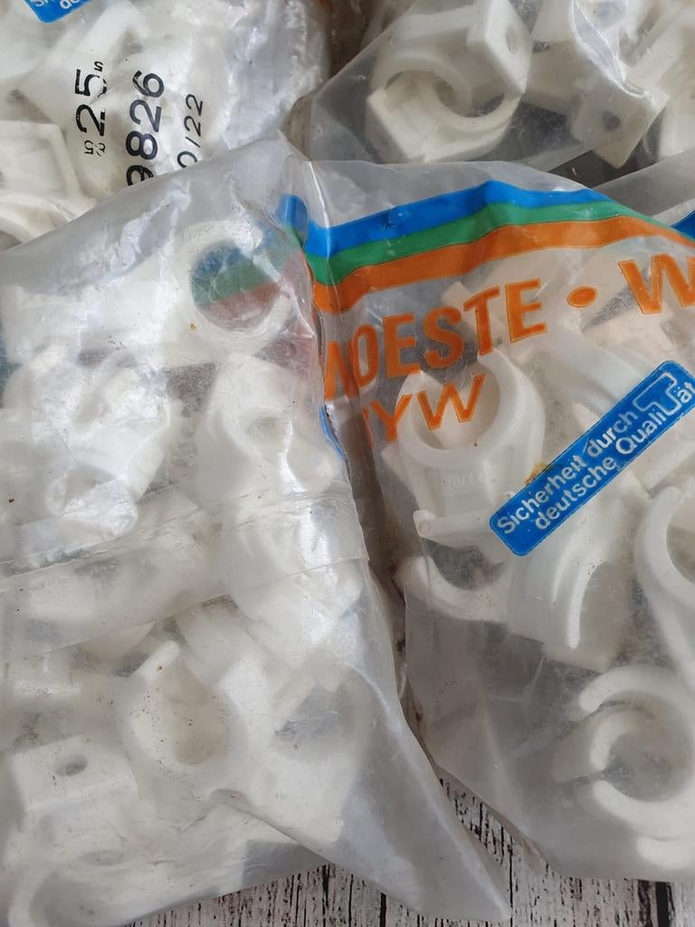 125 Kabelschoentjes - Nieuw in verpakking, Overige materialen, Minder dan 20 mm, Overige typen, Nieuw