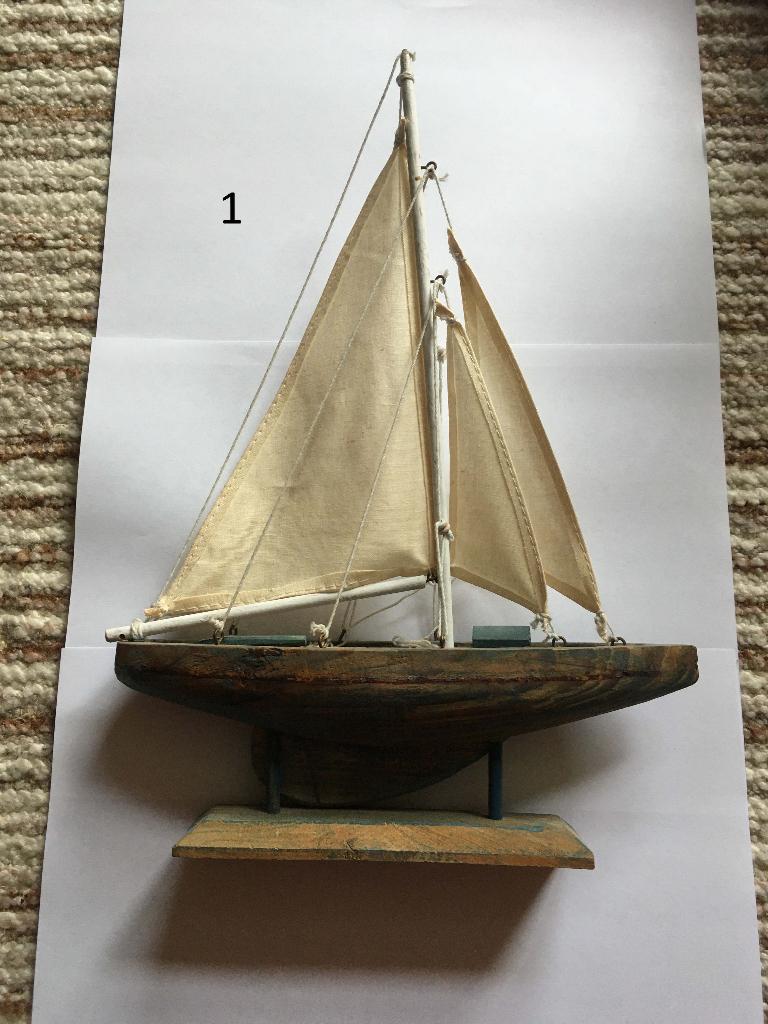 zeilboten model diverse 8 stuks, Ophalen of Verzenden, Zo goed als nieuw, Groter dan 1:32