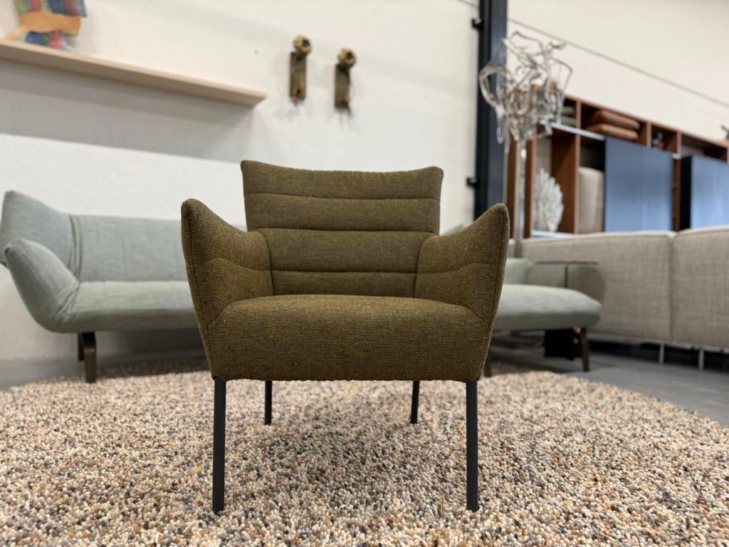 Nieuw Label Vandenberg Cocoon fauteuil groen stof Stoel