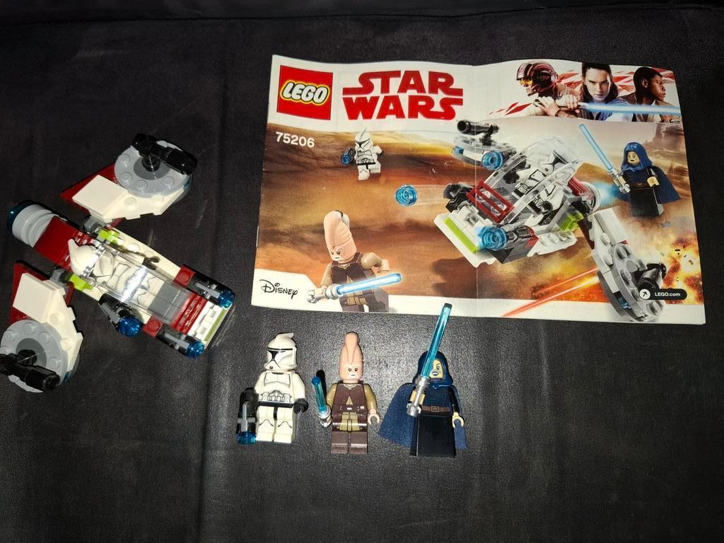 Lego Star Wars 75206 Jedi and Clone Troopers Battle Pack, Ophalen of Verzenden, Zo goed als nieuw, Complete set, Lego