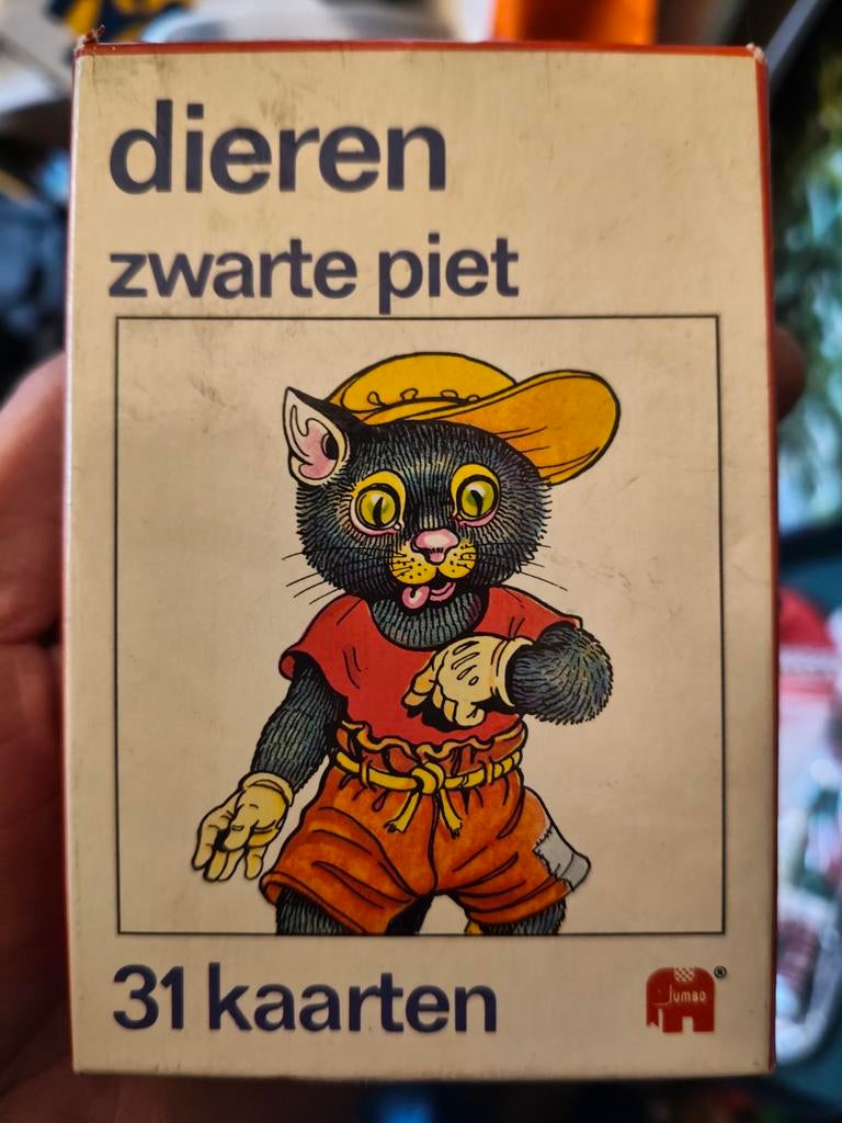 Vintage Dieren Zwarte Piet Kaartspel - Jumbo, Ophalen of Verzenden, Gebruikt, Speelkaart(en)