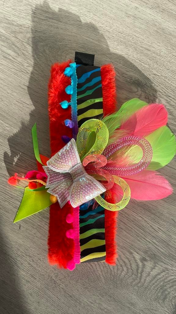 Neon Hoofdband - Elastisch, Ophalen of Verzenden, Nieuw, Carnaval