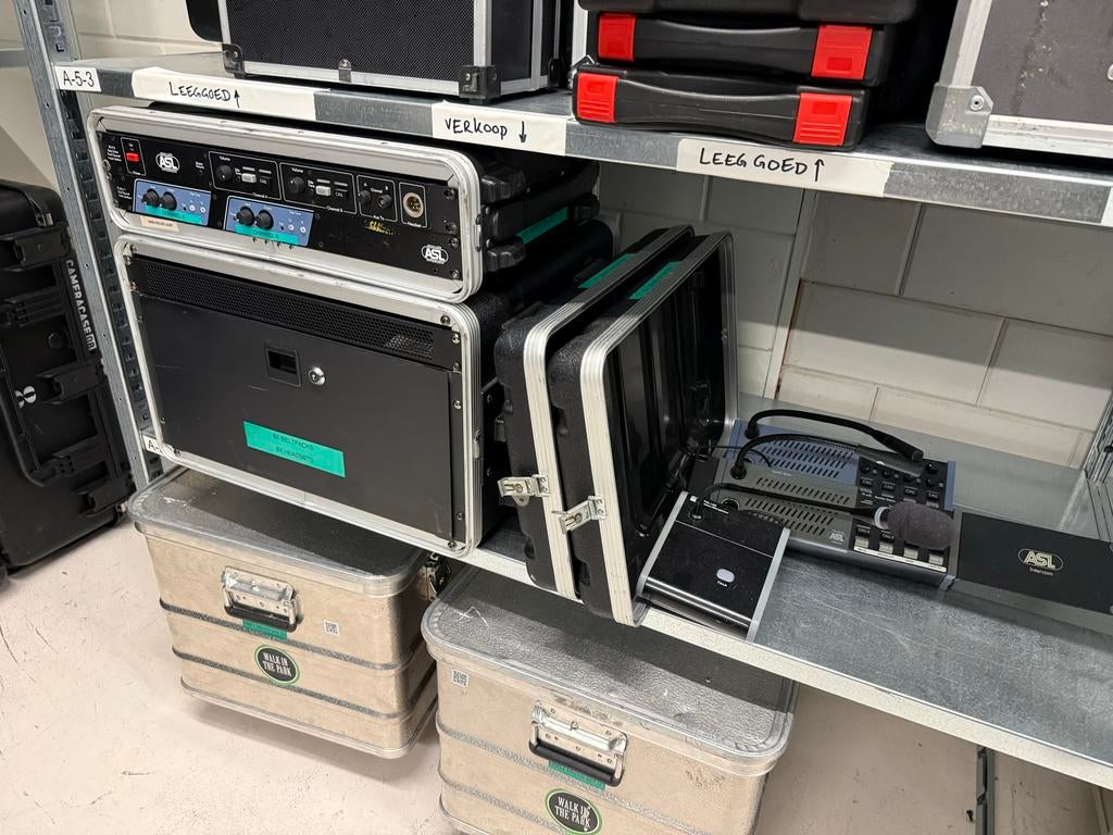 ASL Intercomset - Professionele Communicatie, Ophalen of Verzenden, Gebruikt, Audio