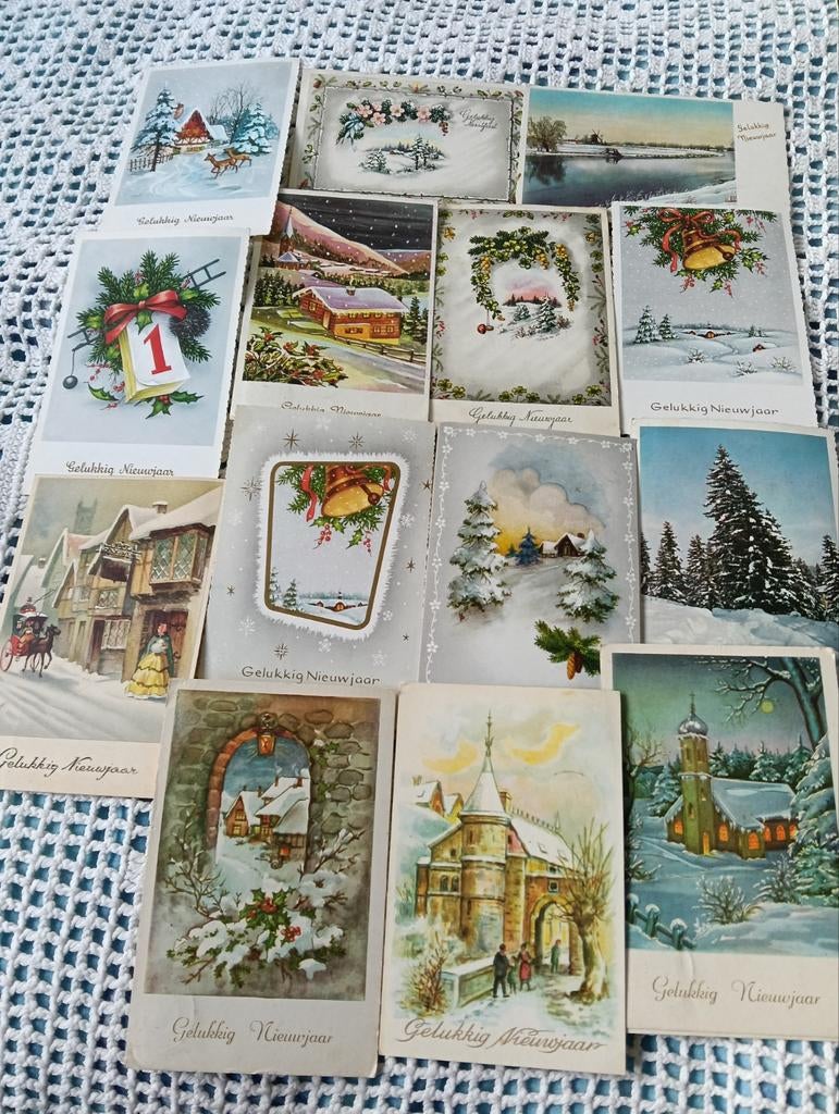 Oude Nieuwjaarskaarten Collectie, Ophalen of Verzenden, Voor 1920, Zuid-Holland