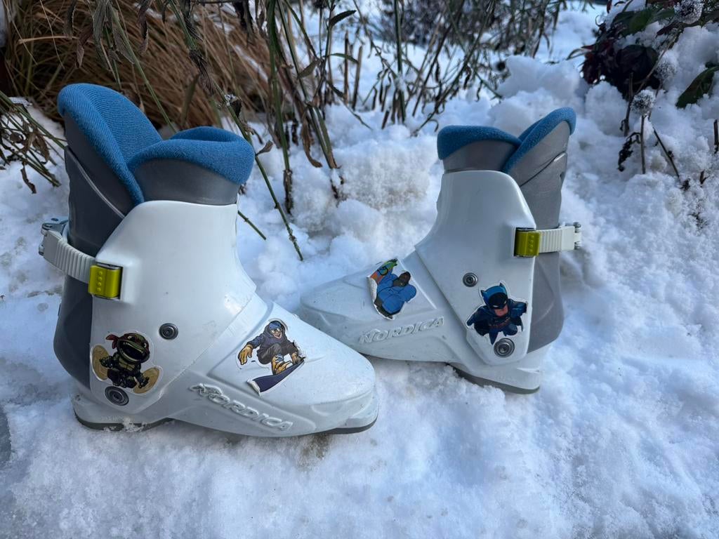 Kinderskischoenen nordica maat 21.5, Ophalen, Gebruikt, Schoenen, Nordica