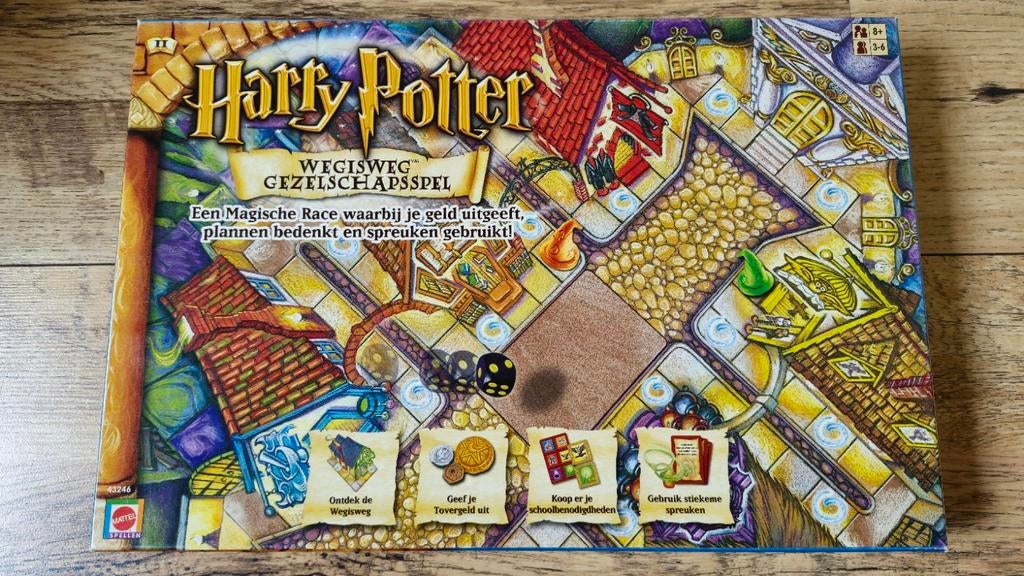 Harry Potter Wegisweg Gezelschapsspel.  Als nieuw., Ophalen of Verzenden, Zo goed als nieuw, Overige typen