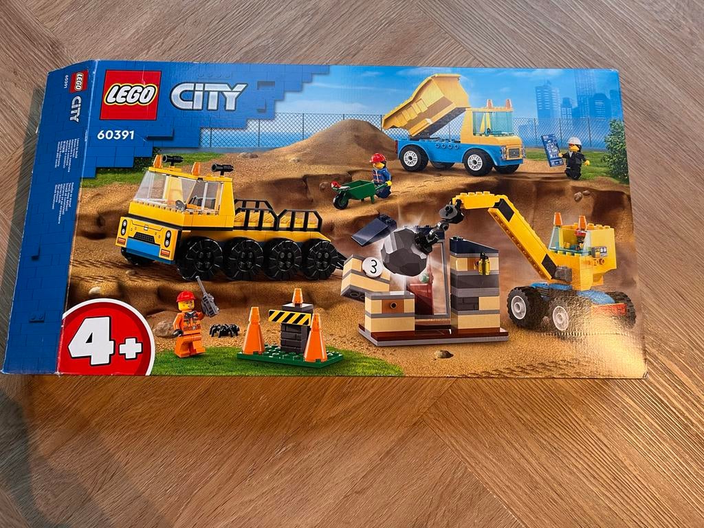 Lego 60391 City Bouwplaats - mist 4 onderdelen, Kinderen en Baby's, Speelgoed | Duplo en Lego, Ophalen of Verzenden, Gebruikt
