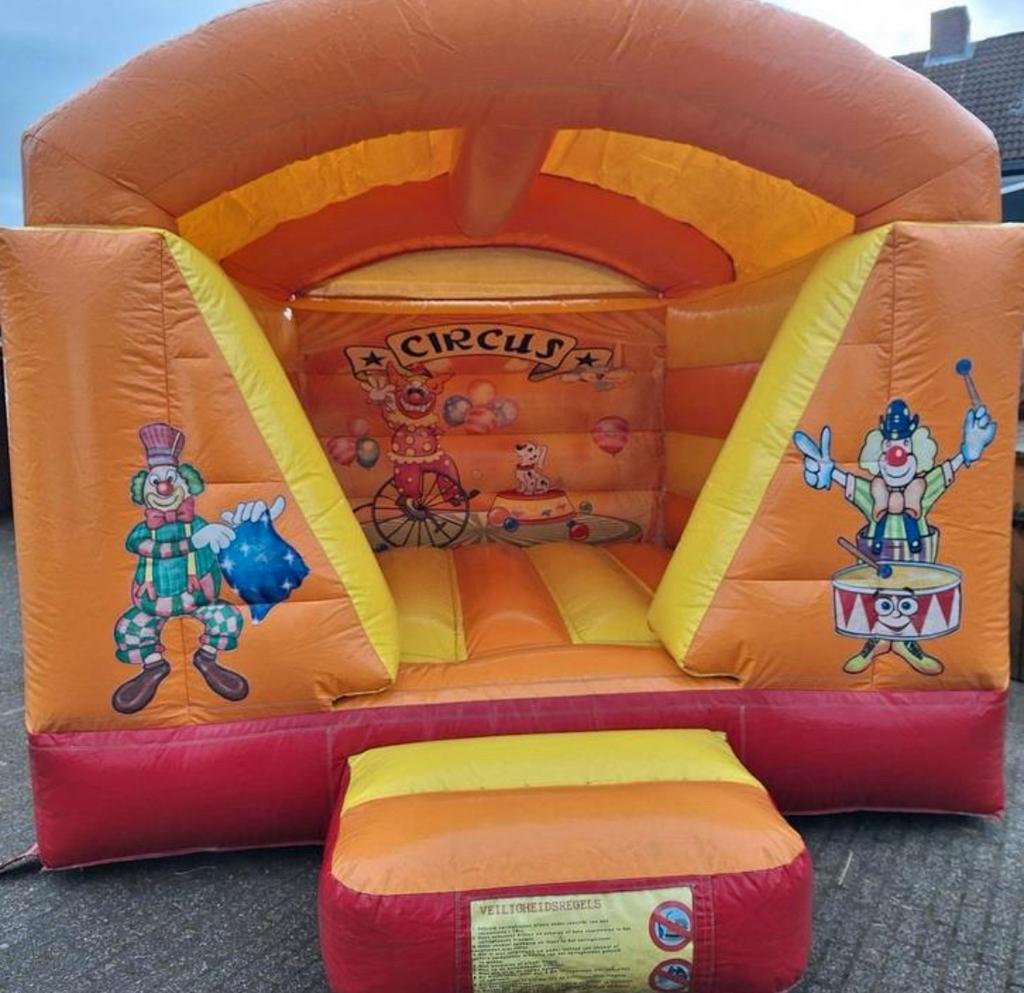 Springkussen te huur - Clown thema  (de stuiterclub), Ophalen, Gebruikt