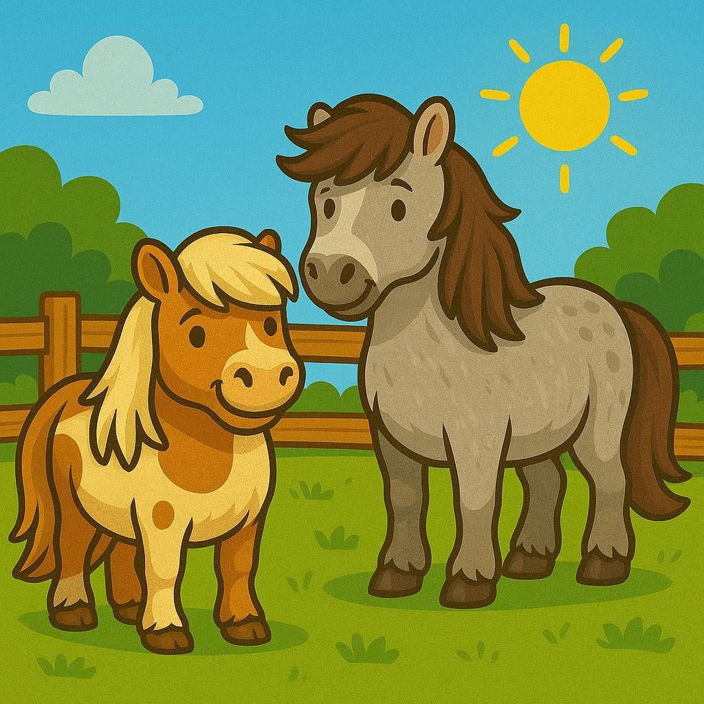 Gezocht. Stalling, weide/paddock voor 2 merrie pony's., Weidegang, 2 of 3 paarden of pony's